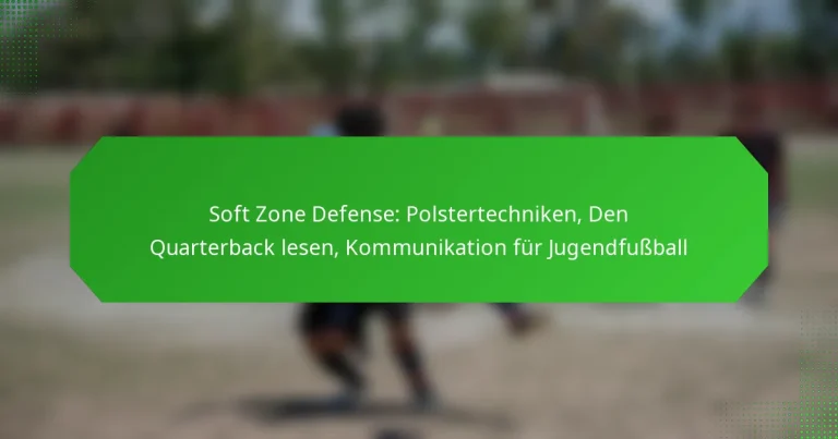 Soft Zone Defense: Polstertechniken, Den Quarterback lesen, Kommunikation für Jugendfußball
